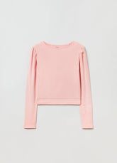 Ovs Girls Long Puffed Sleeve T-Shirt